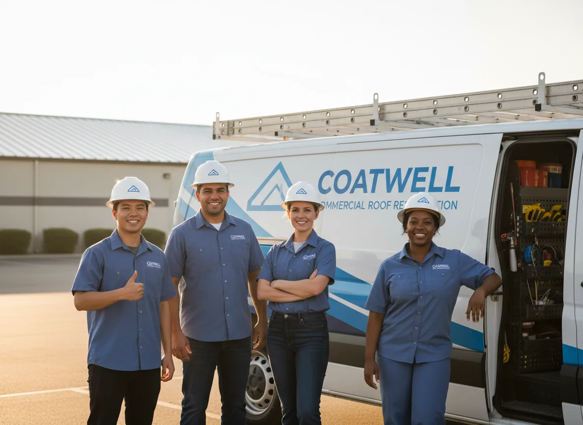 Commercial roof coating company in Licking, MO